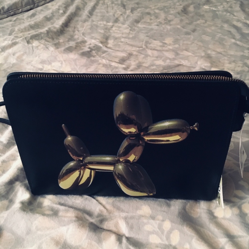 NWT Jeff Koons/H&M collab leather crossbody bag